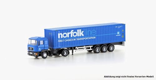 Minis LC4067 MAN F90 Container-Sattelzug Norfolkline